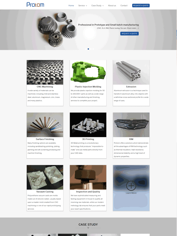 PROTOMMOULD网站建设案例